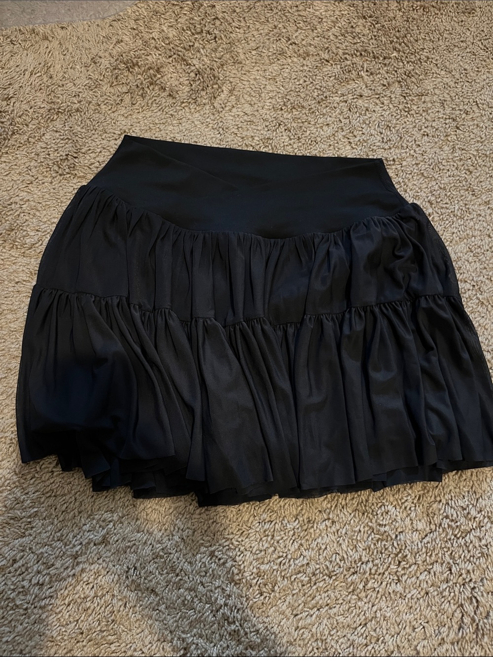 Blogilates by popflex medium black pirouette skort
